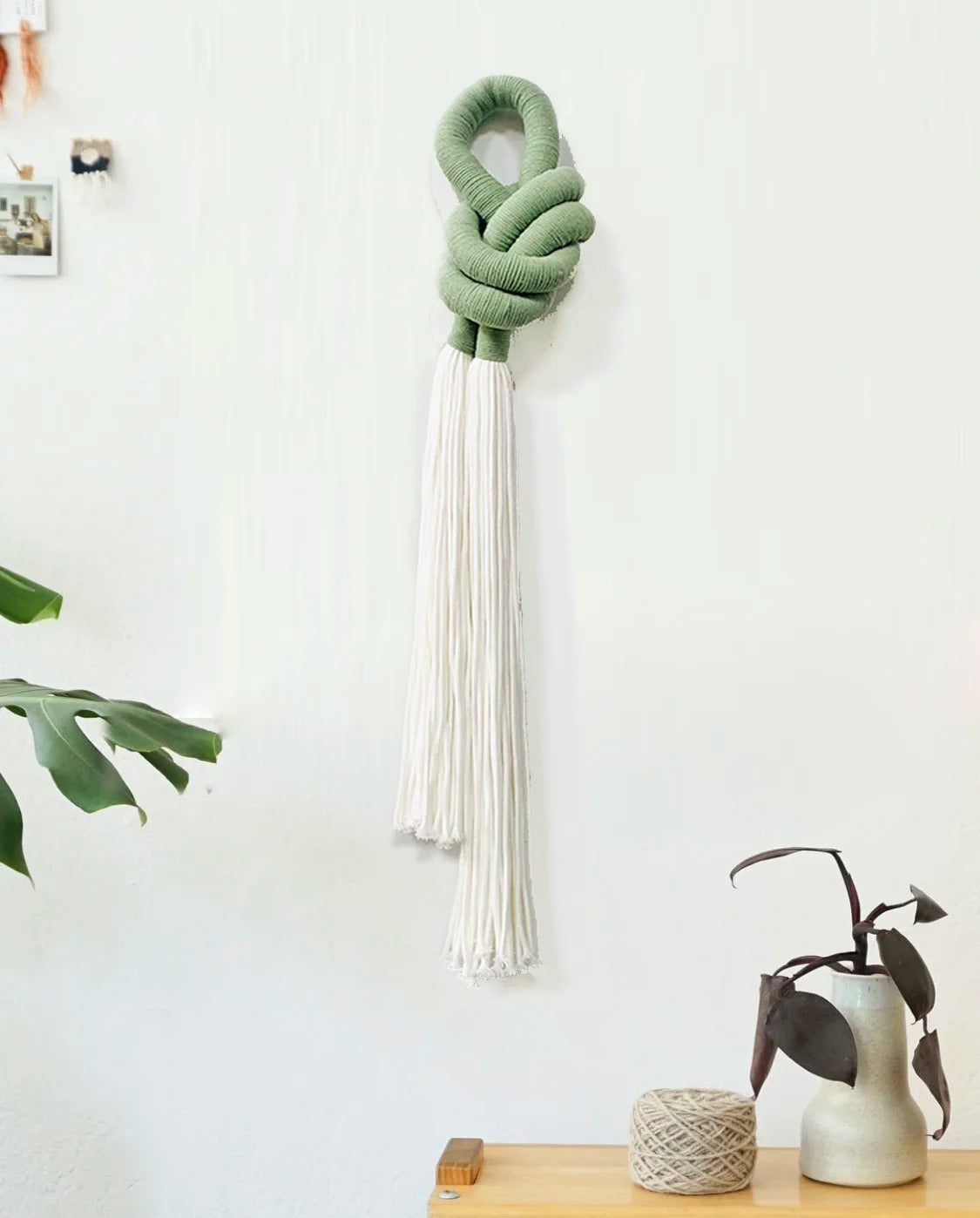 Mid Century Fiber Tassel Tapestry Macrame Bubble Wall Hangings Design Art Home Wall Decor for Home Luxury Decoration