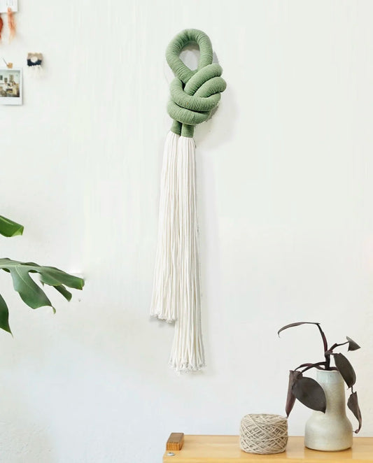 Mid Century Fiber Tassel Tapestry Macrame Bubble Wall Hangings Design Art Home Wall Decor for Home Luxury Decoration
