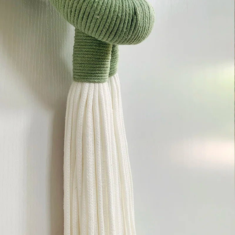 Mid Century Fiber Tassel Tapestry Macrame Bubble Wall Hangings Design Art Home Wall Decor for Home Luxury Decoration