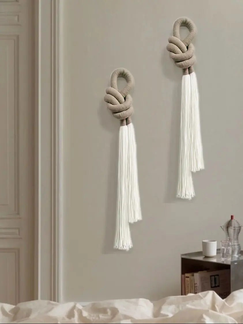 Mid Century Fiber Tassel Tapestry Macrame Bubble Wall Hangings Design Art Home Wall Decor for Home Luxury Decoration