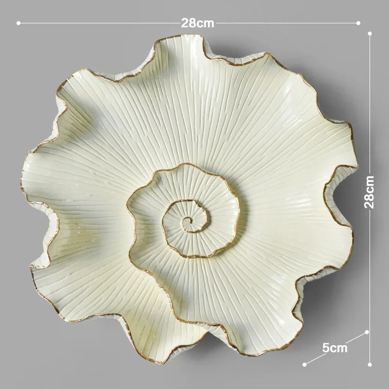 European-style resin lotus leaf fish wall decoration, living room three-dimensional wall decoration, wall hanging ornaments